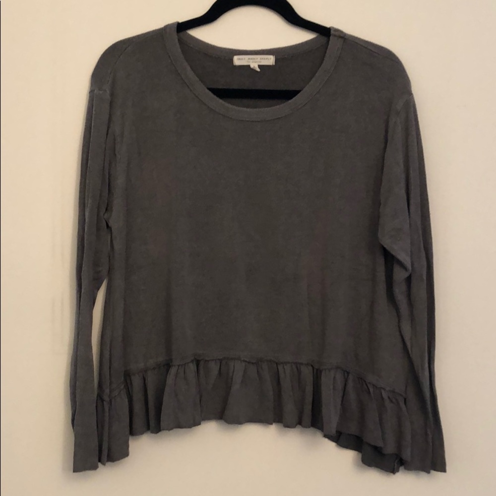Urban Outfitters flounce long sleeve tee